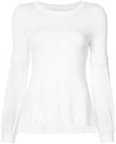 Nicole Miller puff sleeved blouse 