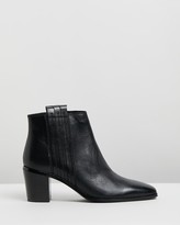 Thumbnail for your product : Mng Women's Black Heeled Boots - Desert Ankle Boots - Size 39 at The Iconic
