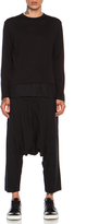 Thumbnail for your product : Comme des Garcons SHIRT Printed Wool Top