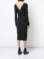 Thumbnail for your product : Rick Owens fitted midi dress