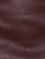 Thumbnail for your product : Alexander Wang T by Bordeaux Leather Raw Edge Skirt