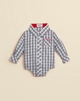 Thumbnail for your product : Hartstrings Kitestrings by Infant Boys' Woven Plaid Bodysuit - Sizes 0-12 Months