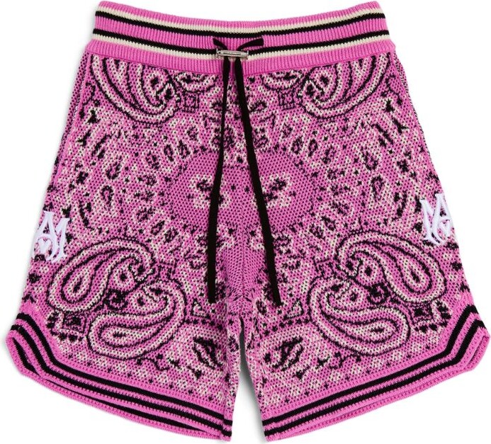 AMIRI KIDS Cotton Bandana Shorts (412 Years) ShopStyle