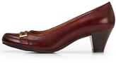 Thumbnail for your product : Clarks Fearne Shine Leather Low Heel Wider Fit Court Shoes