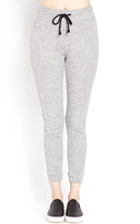 Thumbnail for your product : Forever 21 Minimalist Heathered Sweatpants