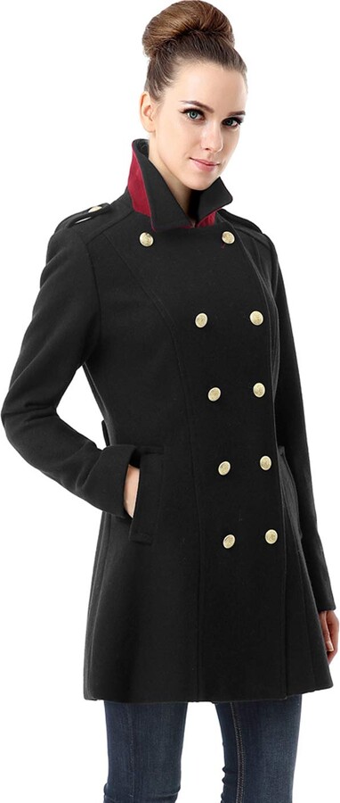 plus size womens wool coats