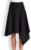 Thumbnail for your product : Michael Kors Asymmetrical Wool Blanket Skirt