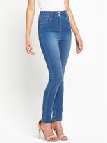 Thumbnail for your product : Love Label Seattle High Waisted Fashion Skinny Jeans