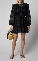 Thumbnail for your product : Ulla Johnson Jolie Ruffled Cotton-Blend Mini Dress