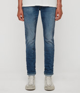 Thumbnail for your product : AllSaints Rex Slim Jeans, Light Indigo Blue