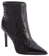 Thumbnail for your product : Christian Dior black quilted leather ankle boots