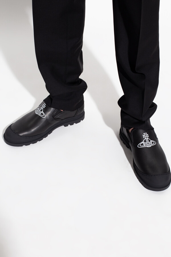Vivienne Westwood Sneakers With Logo Men's Black - ShopStyle