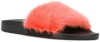 Givenchy fur slides