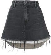 Thumbnail for your product : Alexander Wang Hi-Rise Denim Mini skirt