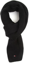 Thumbnail for your product : Tommy Hilfiger Black Cotton Cashmere Scarf