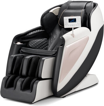 Brayden Studio Full Body Massage Chair 3D Zero Gravity Recliner with SL Track 18 Auto Modes Heat Foot Rollers Armrest Control LCD Display 36 Airbags Retracta