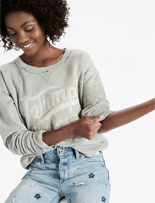 Lucky Brand TRIUMPH DISTRESSED PULLOVER