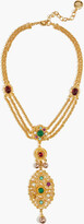 Thumbnail for your product : Ben-Amun 24-Karat Gold-Plated Crystal, Faux Pearl And Stone Necklace