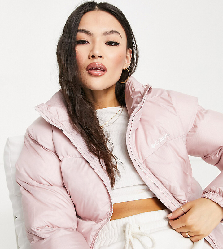 Columbia Puffect jacket in pink Exclusive at ASOS - ShopStyle
