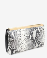 Thumbnail for your product : Ted Baker RENI Exotic coloured leather clutch