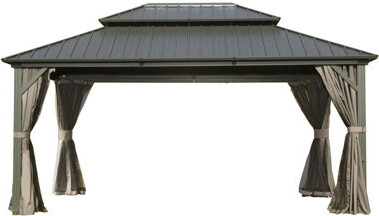HEIMAO Outdoor Aluminum Patio Gazebo