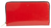 Thumbnail for your product : Celine bright red smooth leather zip around continental wallet