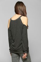 Thumbnail for your product : Sparkle & Fade Cozy Cold-Shoulder Top
