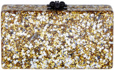 Thumbnail for your product : Edie Parker Jean Acrylic Zebra Clutch Bag, Gold/Silver/Black