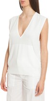 Thumbnail for your product : Semi-Couture Women's White Cotton Top