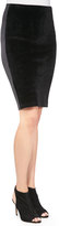 Thumbnail for your product : Clover Canyon Faux-Fur/Neoprene Pencil Skirt