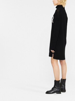 Zadig & Voltaire Logo-Intarsia Knitted Dress