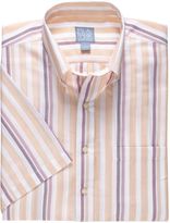 Thumbnail for your product : Jos. A. Bank Stays Cool Buttondown Short Sleeve Textured Pattern Sportshirt