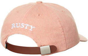 Rusty New Women's Cooper Adjustable Cap Cotton Polyester Leather Pink N/A