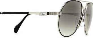 Cazal 968 Black - Silver Sunglasses