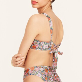J.Crew Cross-back underwire bikini top in Liberty® Meadow Song floral