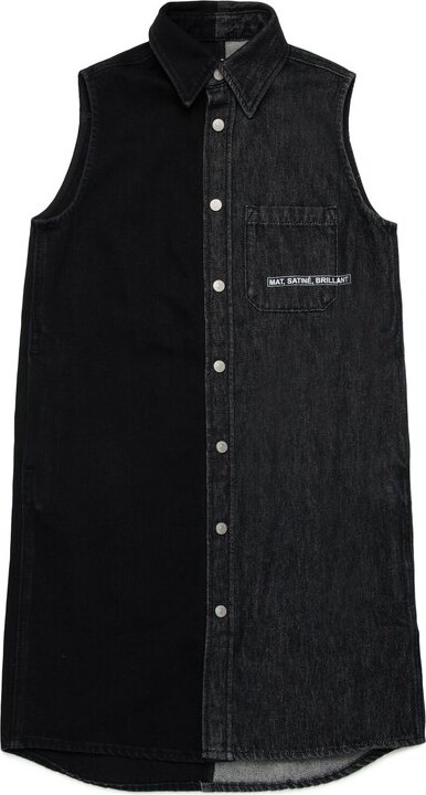 MM6 MAISON MARGIELA Kids Sleeveless Denim Dress