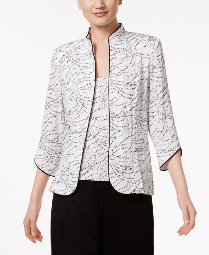 white evening jacket womens