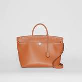 Thumbnail for your product : Burberry Studded Leather Society Top Handle Bag