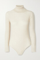 Thumbnail for your product : Madeleine Thompson Susan Ribbed Cashmere Turtleneck Bodysuit