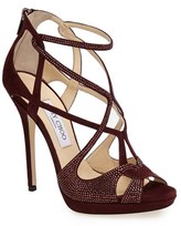 Thumbnail for your product : Jimmy Choo 'Vermeil' Crystal Trim Strappy Sandal (Women)