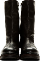 Thumbnail for your product : Marsèll Black Leather Zucchino Zip-Up Boots