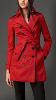 Thumbnail for your product : Burberry Mid-Length Double Sateen Trench Coat