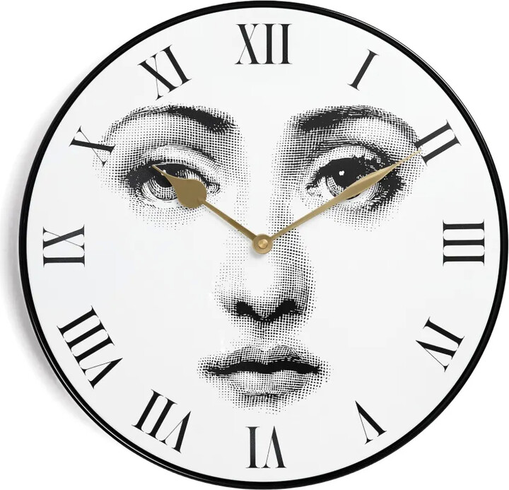 Facial Illustration Wall Clock