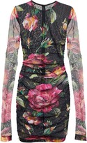 Thumbnail for your product : Dolce & Gabbana Floral sheer minidress