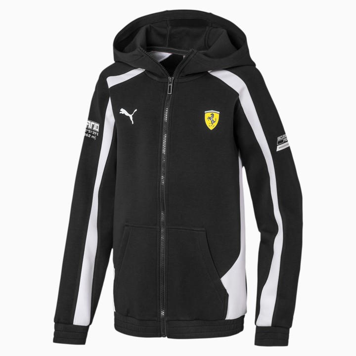 Puma Scuderia Ferrari Boys' Hooded Sweat Jacket JR - ShopStyle