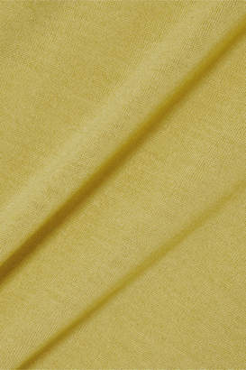 Max Mara Wool Turtleneck Sweater - Yellow
