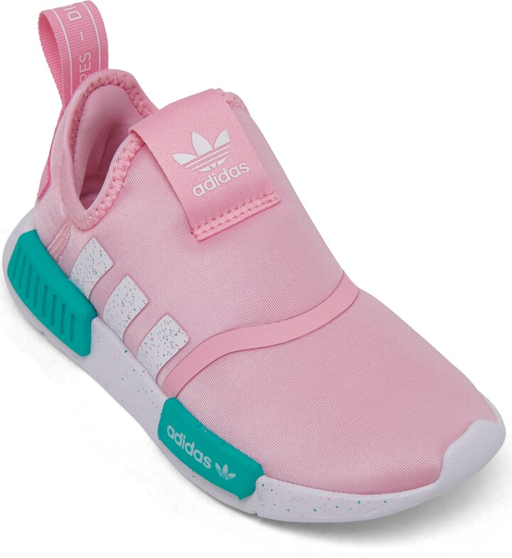 adidas Little Girls Originals Nmd 360 Slip-On Casual Sneakers from Finish  Line - Light Pink, White - ShopStyle