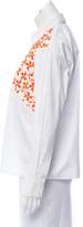 Thumbnail for your product : Tanya Taylor Embroidered Long Sleeve Top w/ Tags