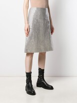 Thumbnail for your product : Bottega Veneta A-line embellished skirt