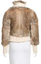 Thumbnail for your product : Christian Lacroix Fur Wool-Trimmed Jacket